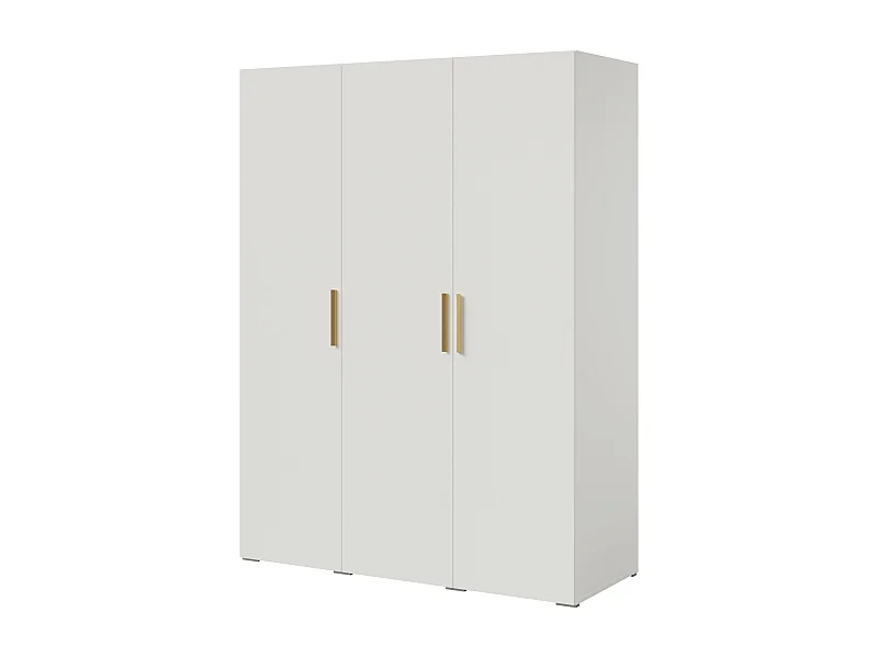 Szafa uchylna Napoli 3D 150 Biała (czarny lub złoty uchwyt)