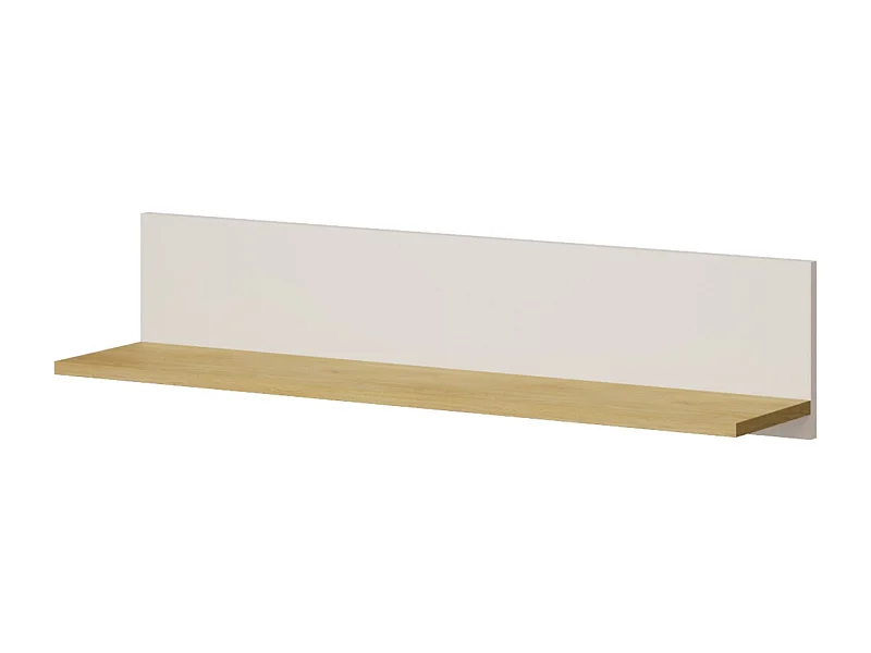 Wandregal Billz 90 Kaschmir/Eiche Cremona