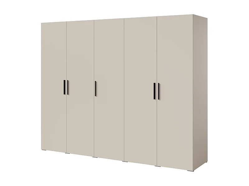 Szafa uchylna Napoli 5D 250 Kaszmir (czarny lub złoty uchwyt)