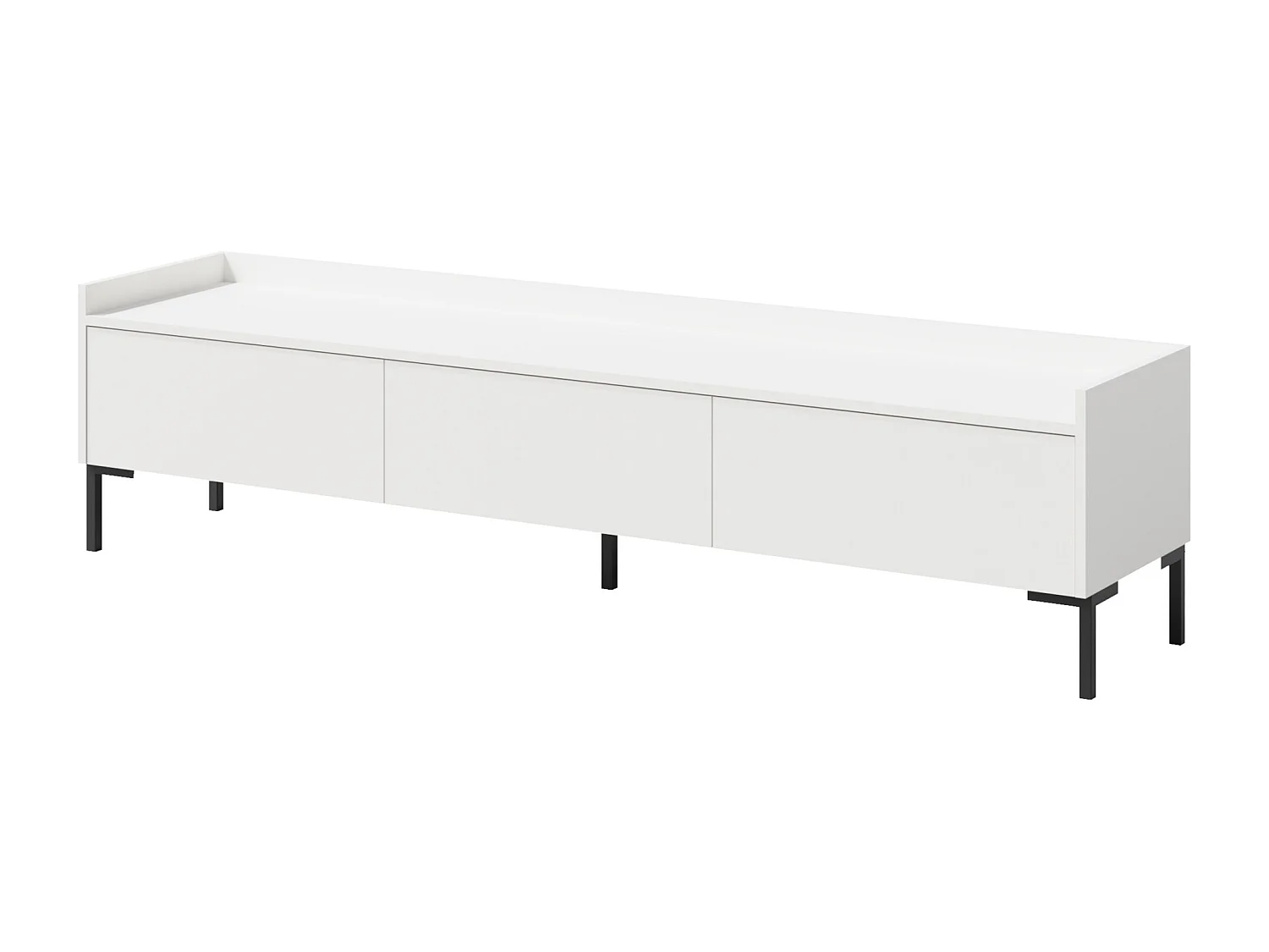 TV-Lowboard Liam 180 Weiß (stehend)