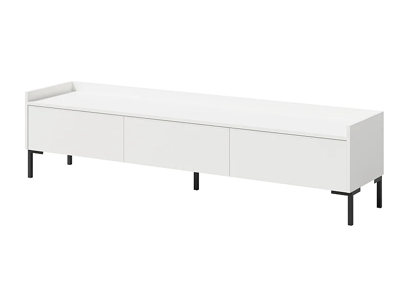 TV-Lowboard Liam 180 Weiß (stehend)