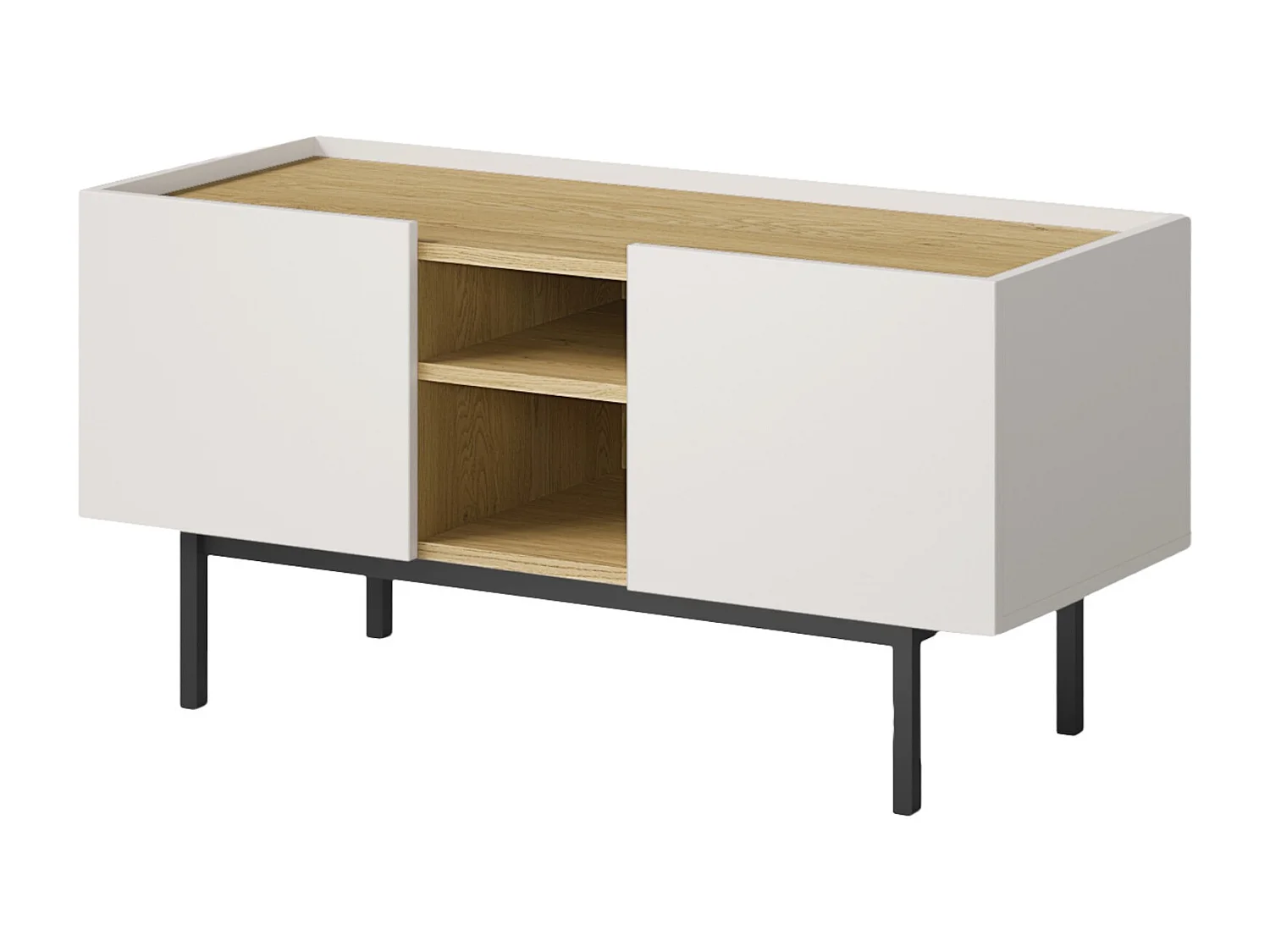 TV-meubel staand Noel 100 Kasjmier / Cremona Eiken