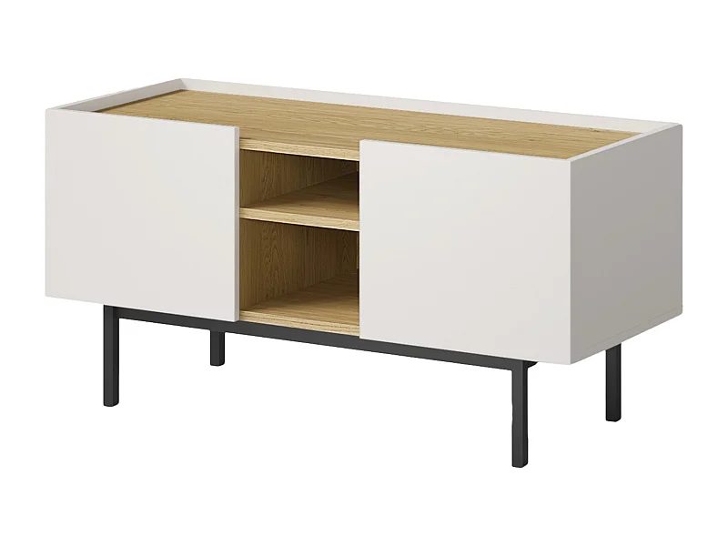 TV-meubel staand Noel 100 Kasjmier / Cremona Eiken