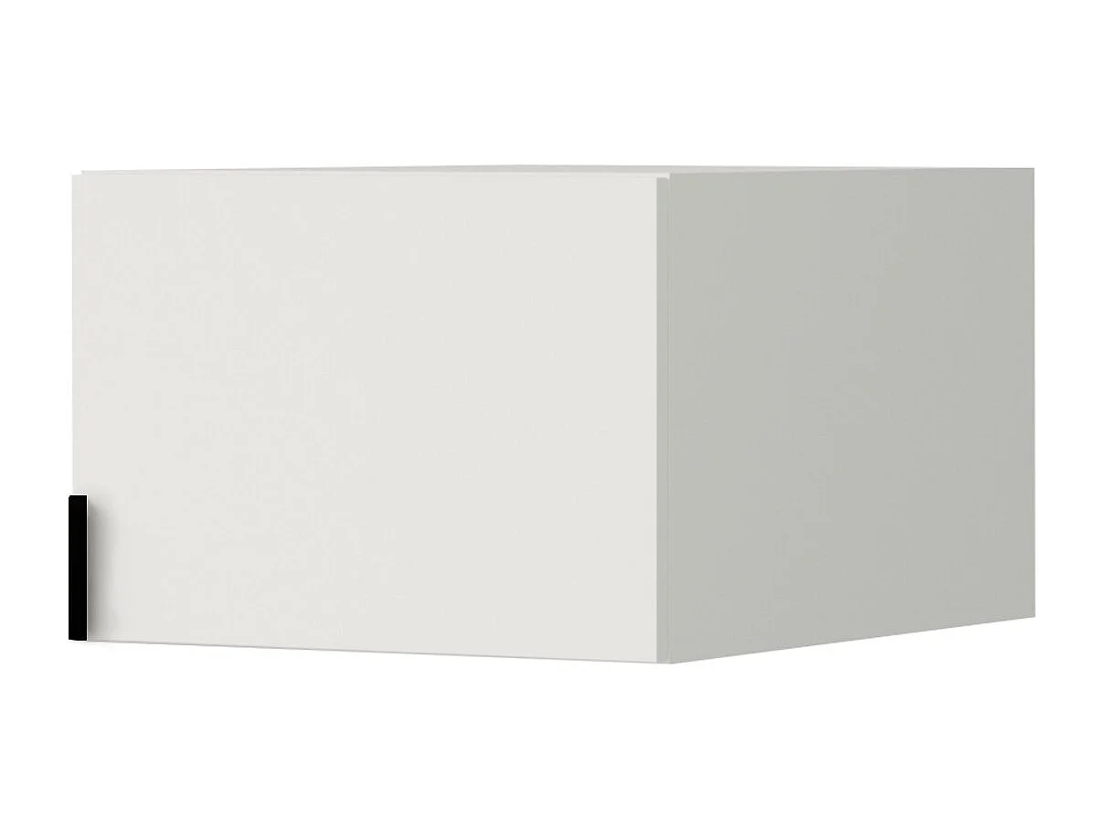 Aufsatz für Schrank Napoli 1D 50 Weiß (schwarzer oder goldener Griff)