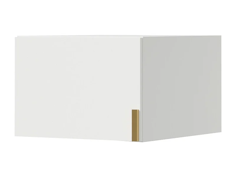 Aufsatz für Schrank Napoli 1D 50 Weiß (schwarzer oder goldener Griff)
