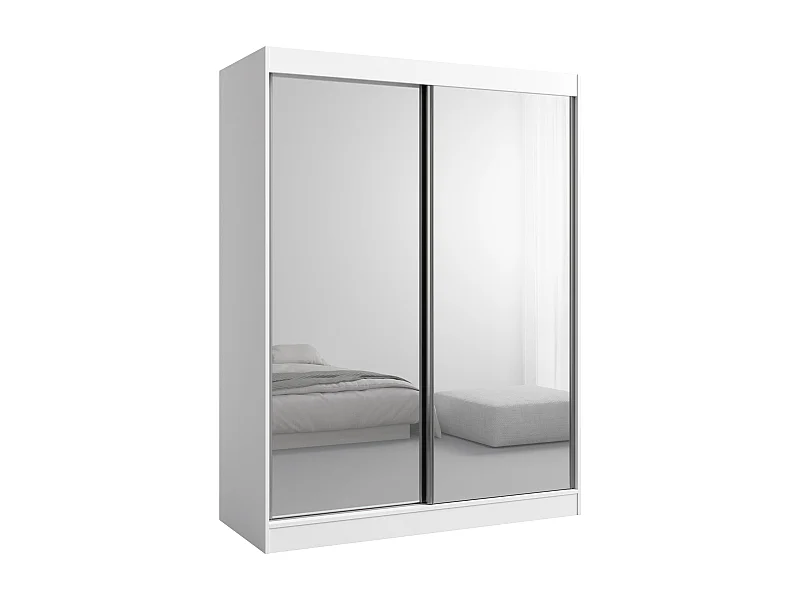 Szafa przeuwna z lutrem Como 2D2L 150 Biała