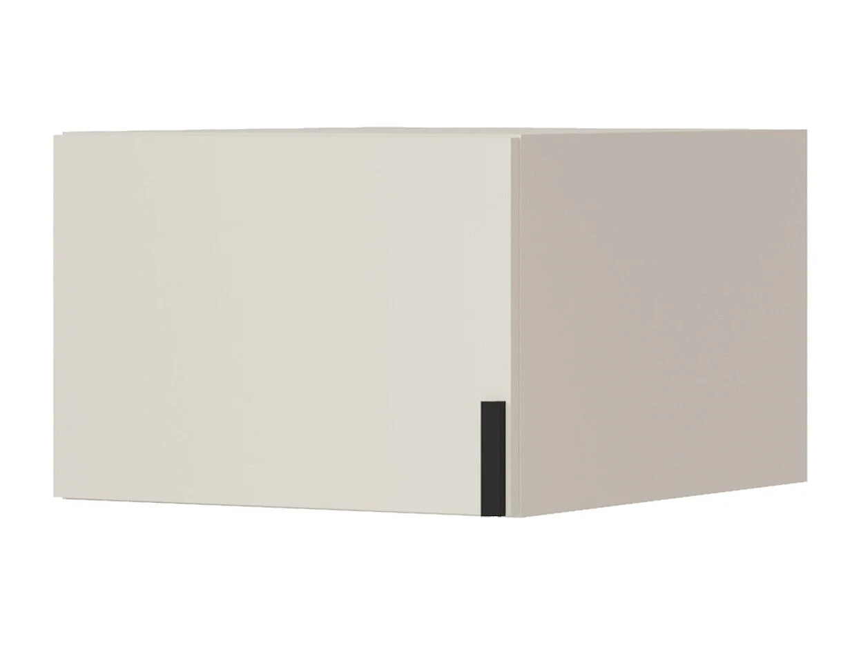 Aufsatz für Schrank Napoli 1D 50 Kaschmir (schwarzer oder goldener Griff)