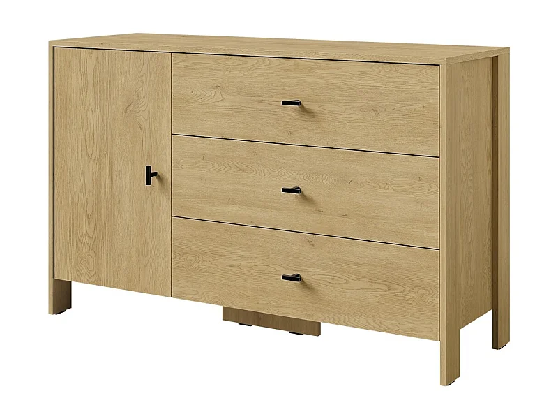 Dressoir met lades Ethan 1D3S 120 Cremona Eiken