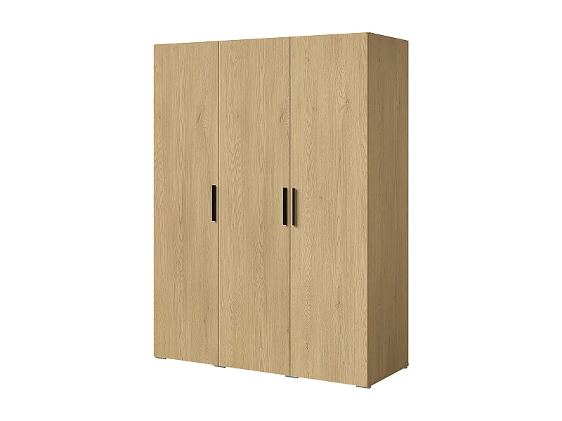 Szafa uchylna Napoli 3D 150 Dąb Cremona (czarny lub złoty uchwyt)