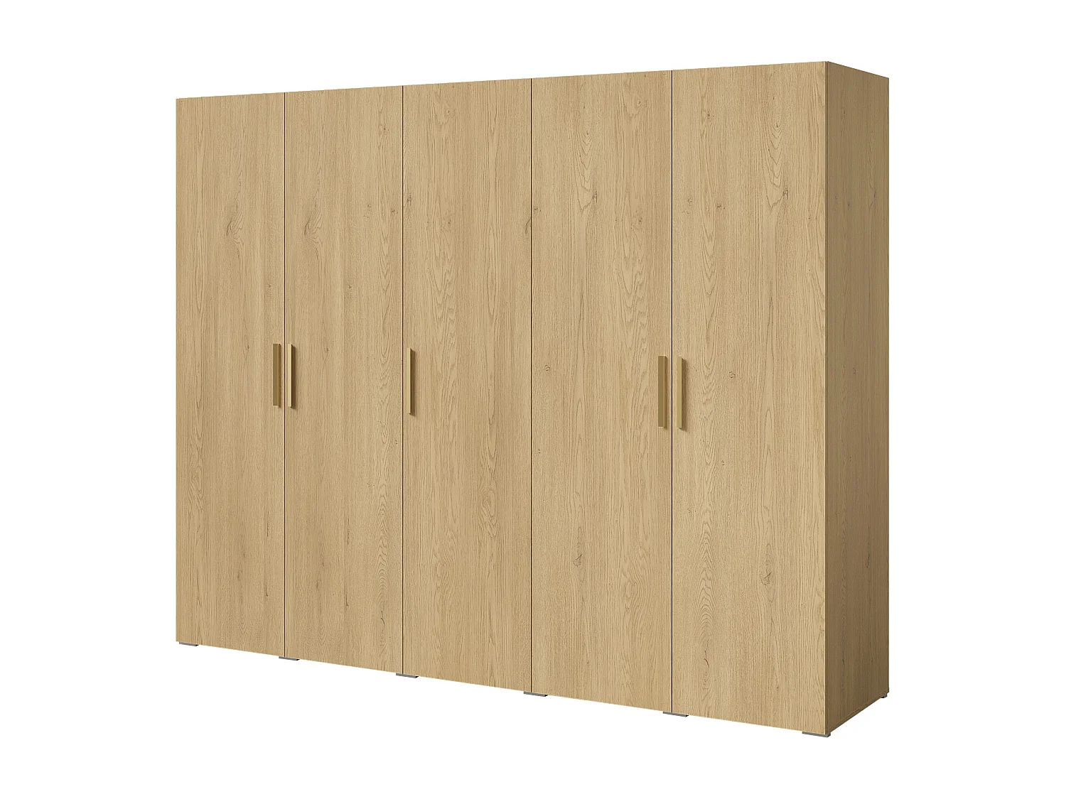 Szafa uchylna Napoli 5D 250 Dąb Cremona (czarny lub złoty uchwyt)