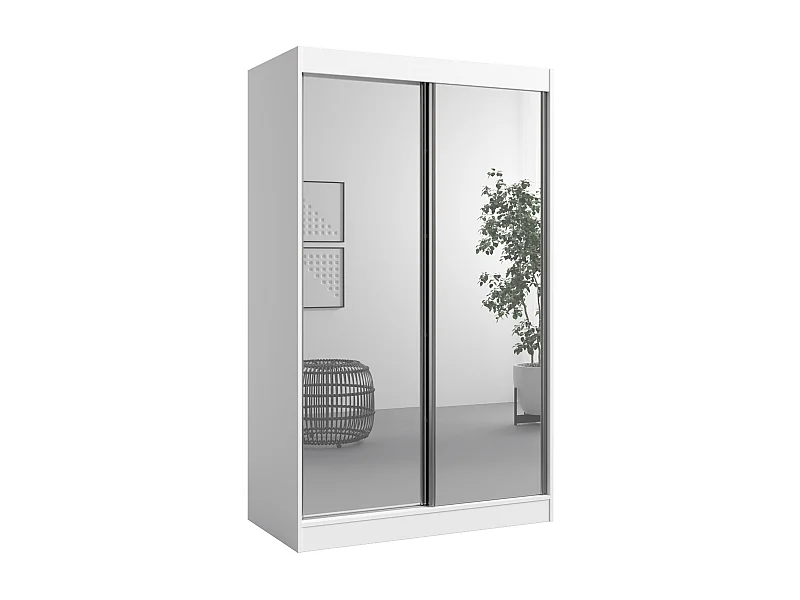 Szafa przeuwna z lutrem Como 2D2L 120 Biała