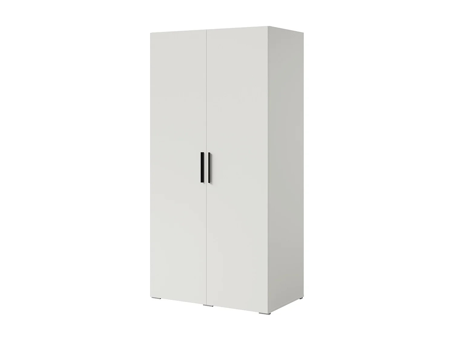 Szafa uchylna Napoli 2D 100 Biała (czarny lub złoty uchwyt)