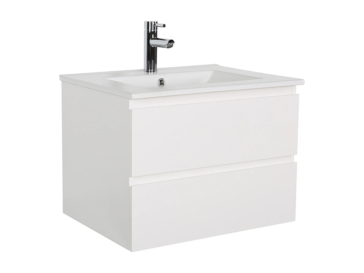 Conjunto de lavabo con encimera de cerámica y grifo 60cm SORRENTO