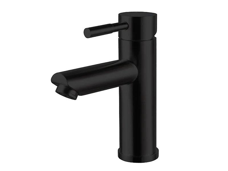 Mueble de baño de 80cm con lavabo, grifo, espejo y columna SORRENTO