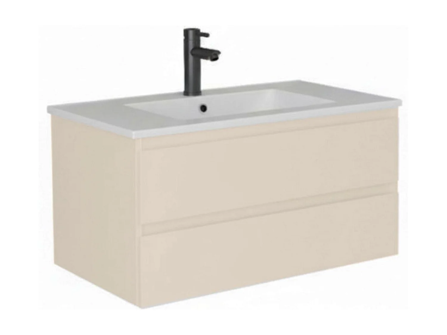 Mobile lavabo singolo + lavabo + rubinetto SORRENTO