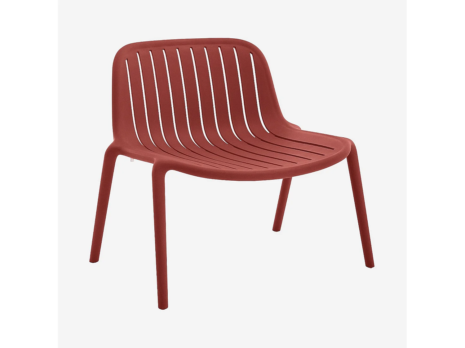 Habitat - Fauteuil de jardin en polypropylène - Rouge parme - Arzon