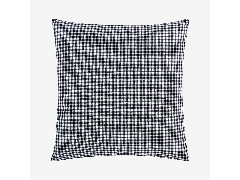 Habitat - Coussin en coton - 45 x 45 cm - Bleu Marine - Colette