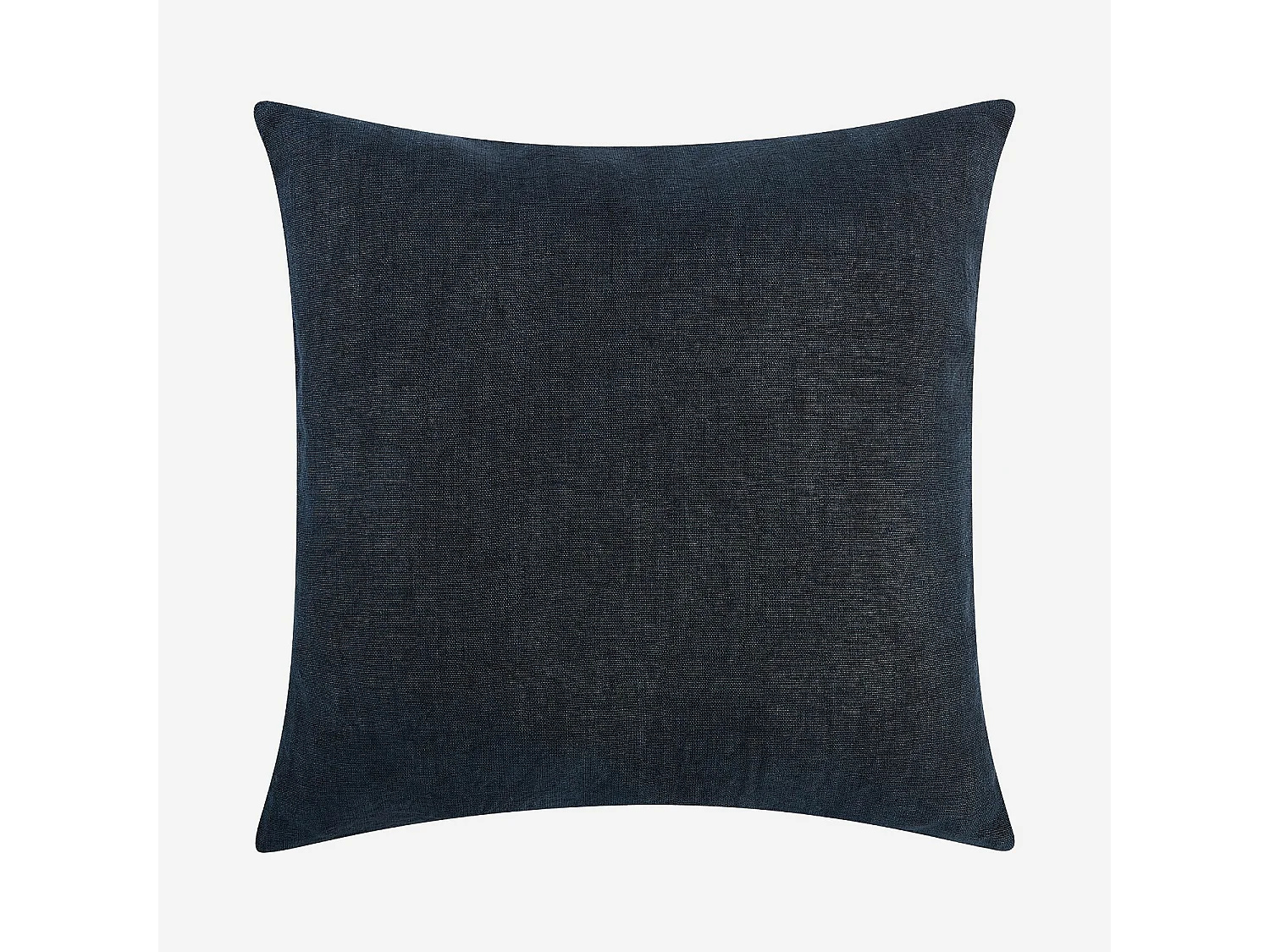 Coussin brodé en lin - 45 x 45 cm - Bleu nuit - Design by Floriane Jacques