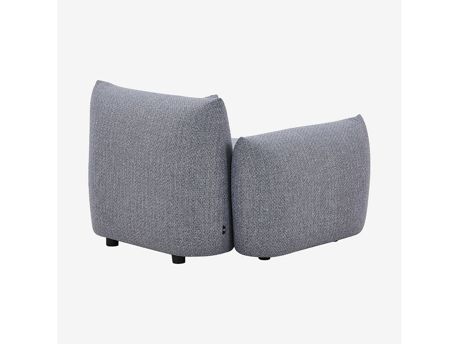 Fauteuil de jardin en tissu déperlant - Gris granit