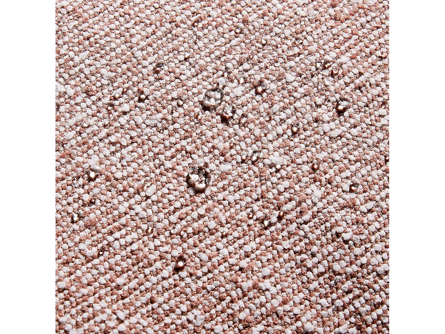 Habitat - Fauteuil d'angle de jardin en tissu déperlant - Rose argile - Terzo