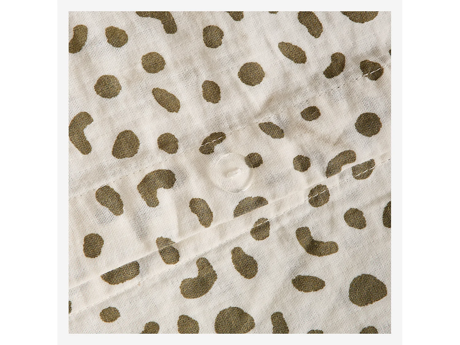 Parure de lit en double gaze de coton - 240 x 220 cm - Bronze - Design by Floriane Jacques