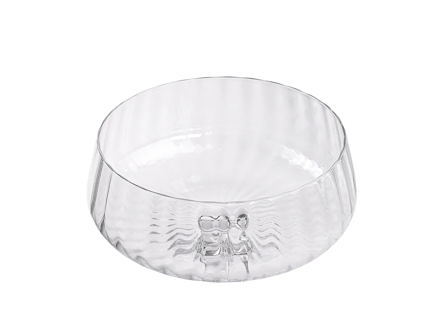 Habitat - Lot de 6 coupes à champagne en verre cristallin - 32 cl - Transparent - Cleo