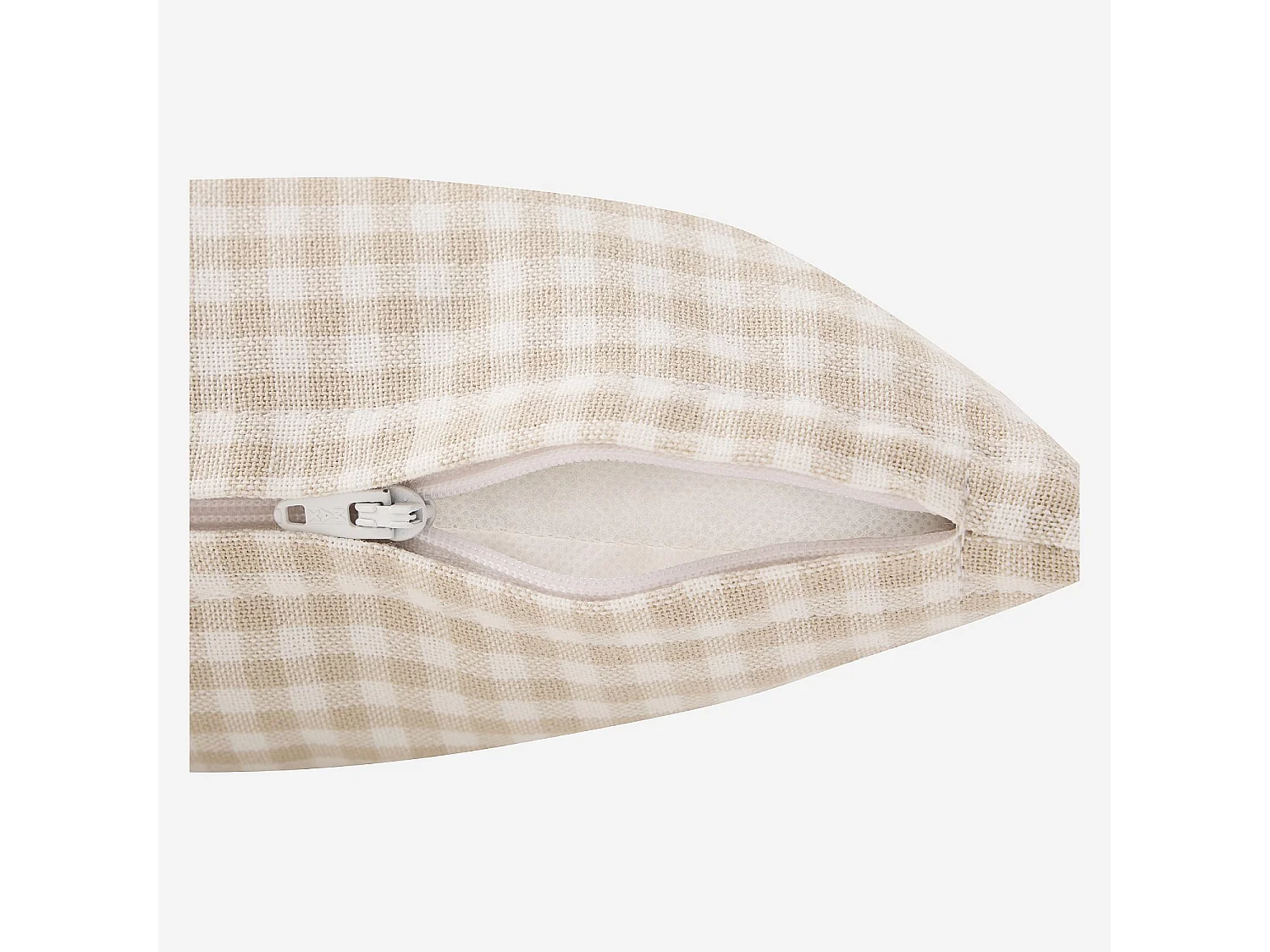 Habitat - Coussin en coton - 45 x 45 cm - Beige - Colette