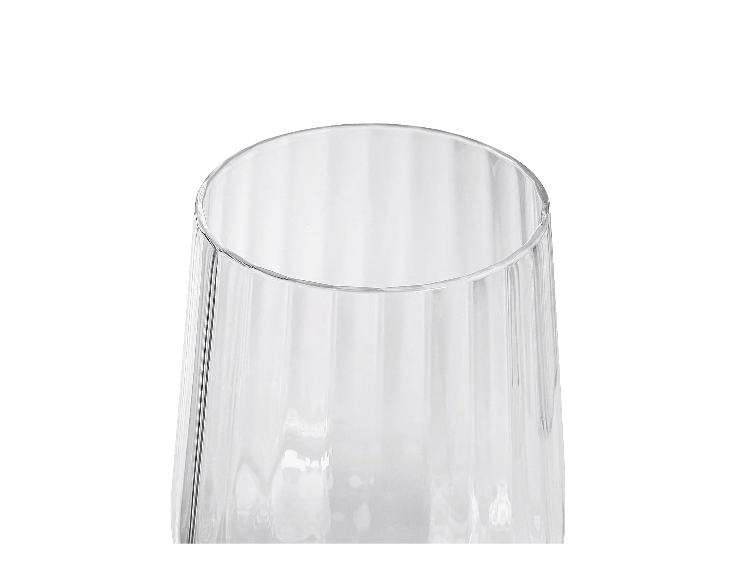 Habitat - Lot de 6 verres à vin blanc en verre cristallin - 33 cl - Transparent - Cleo