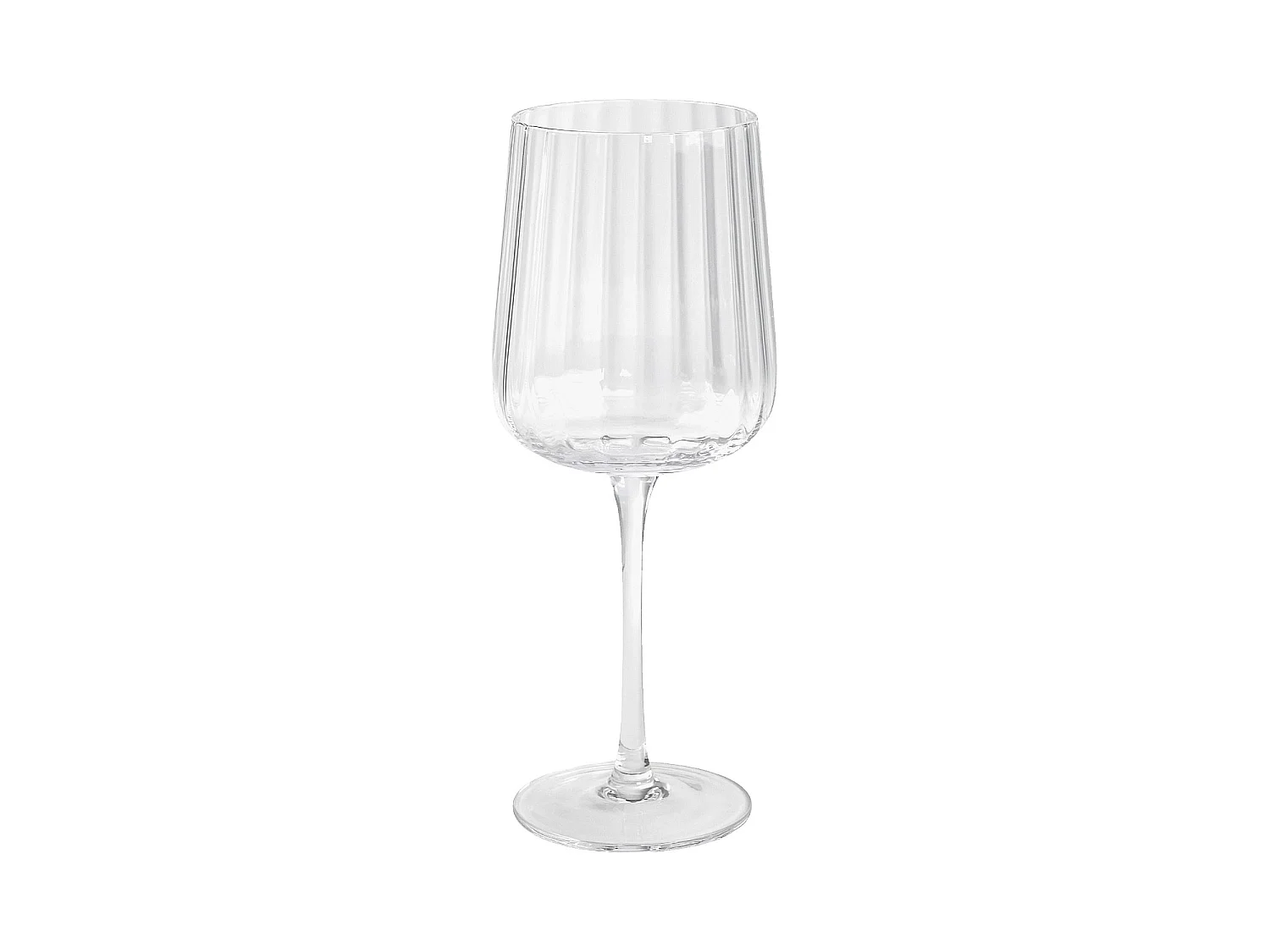 Habitat - Lot de 6 verres à vin blanc en verre cristallin - 33 cl - Transparent - Cleo