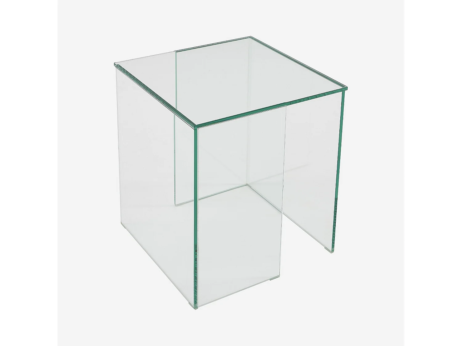 Table d'appoint en verre trempé - Transparent - Design by Céline Mognon Fichet