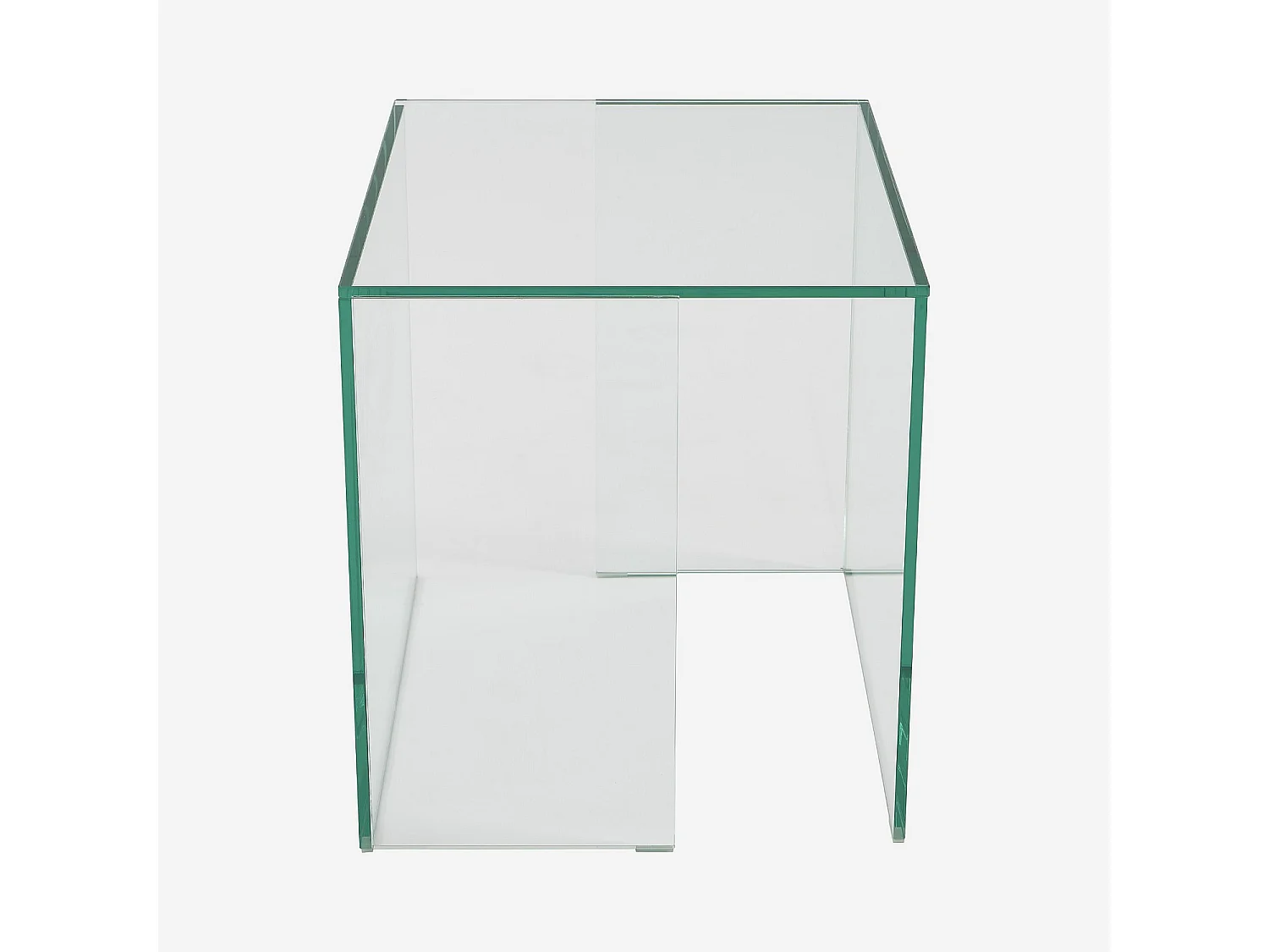 Table d'appoint en verre trempé - Transparent - Design by Céline Mognon Fichet