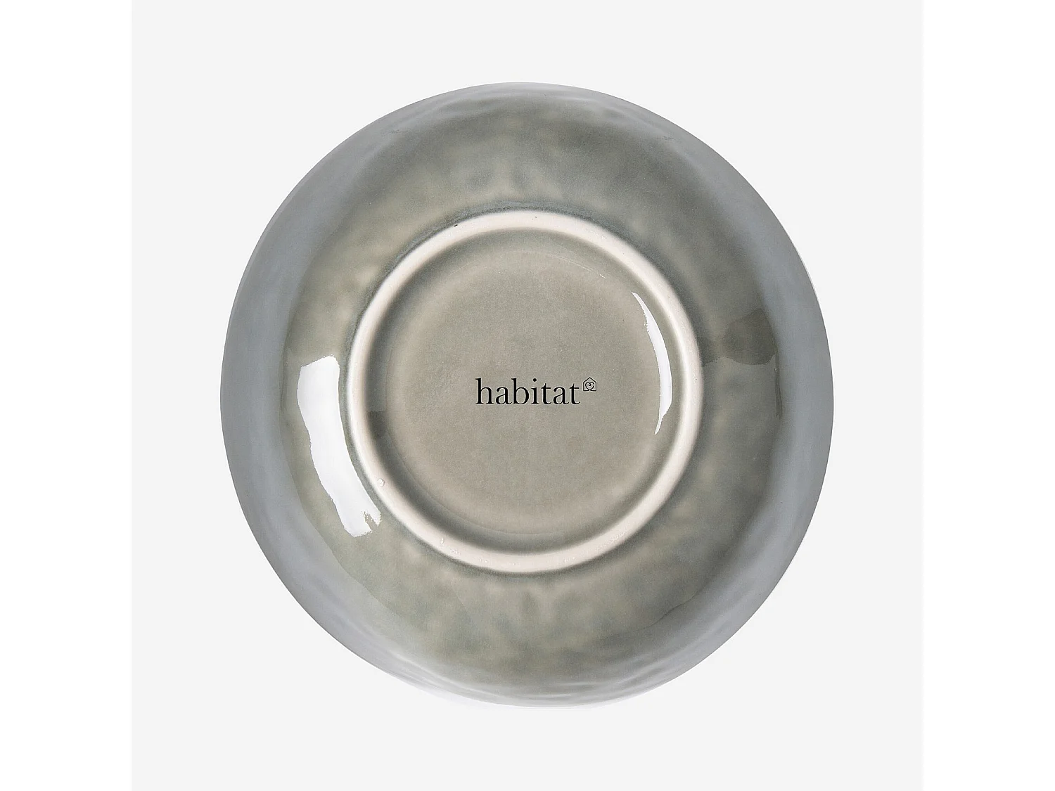 Lot de 6 bols en grès à émail réactif - Vert fumé