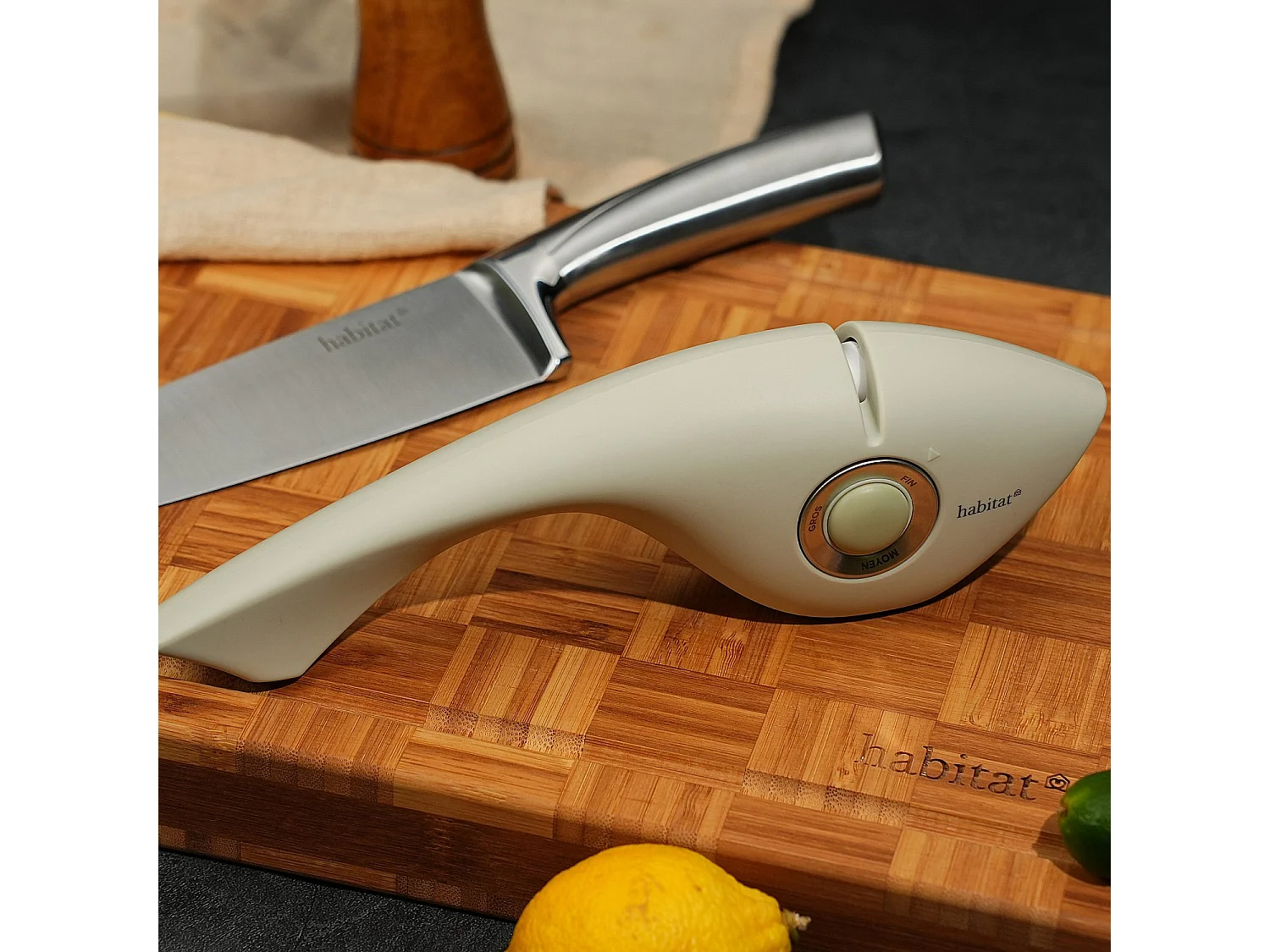 Planche à découper en bambou - 40 x 30 x 4 cm