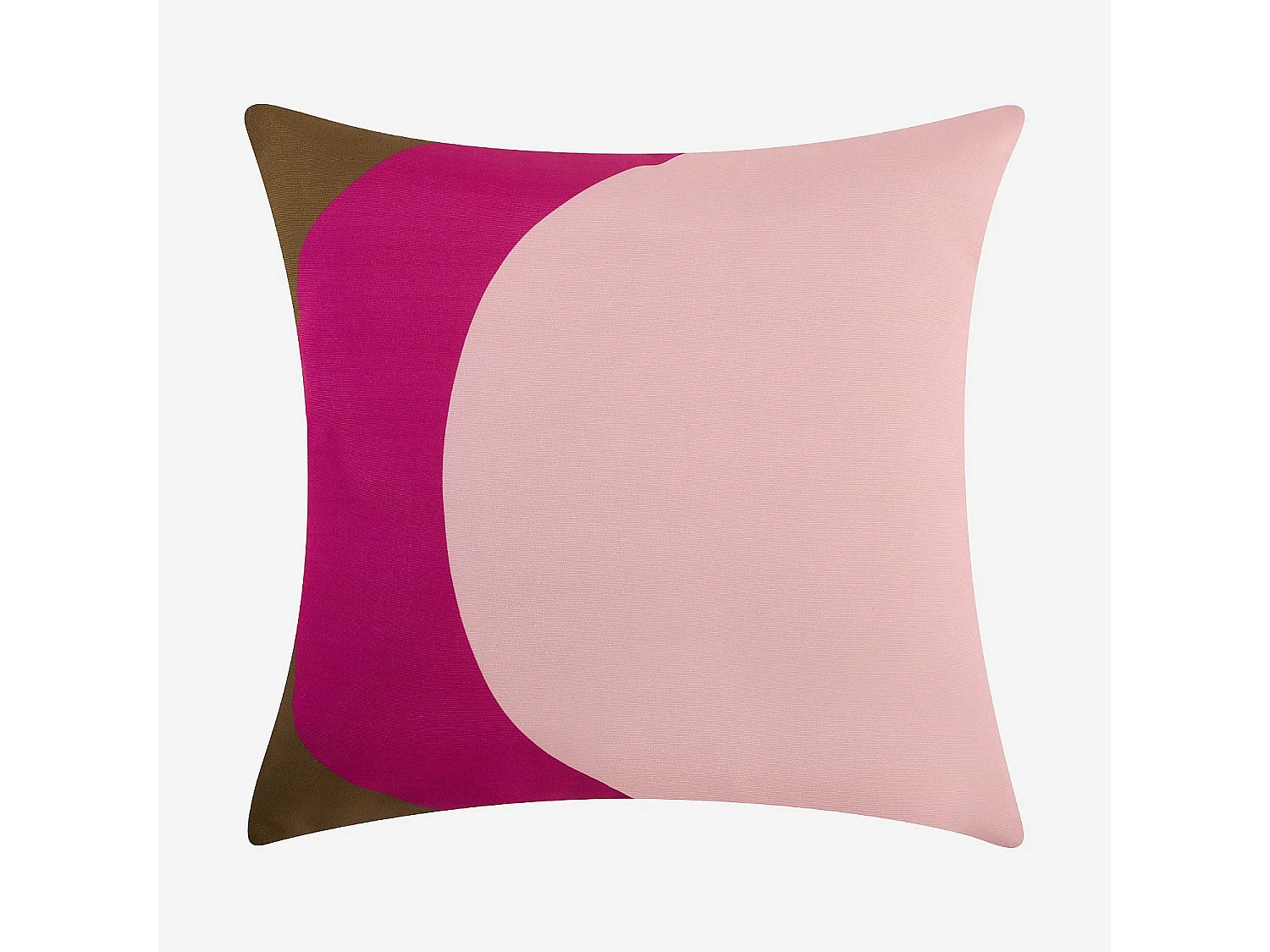 Habitat - Coussin d'extérieur déperlant et anti-UV - 50 x 50 cm - Rose et Bronze - Design by Floriane Jacques - Clarisse