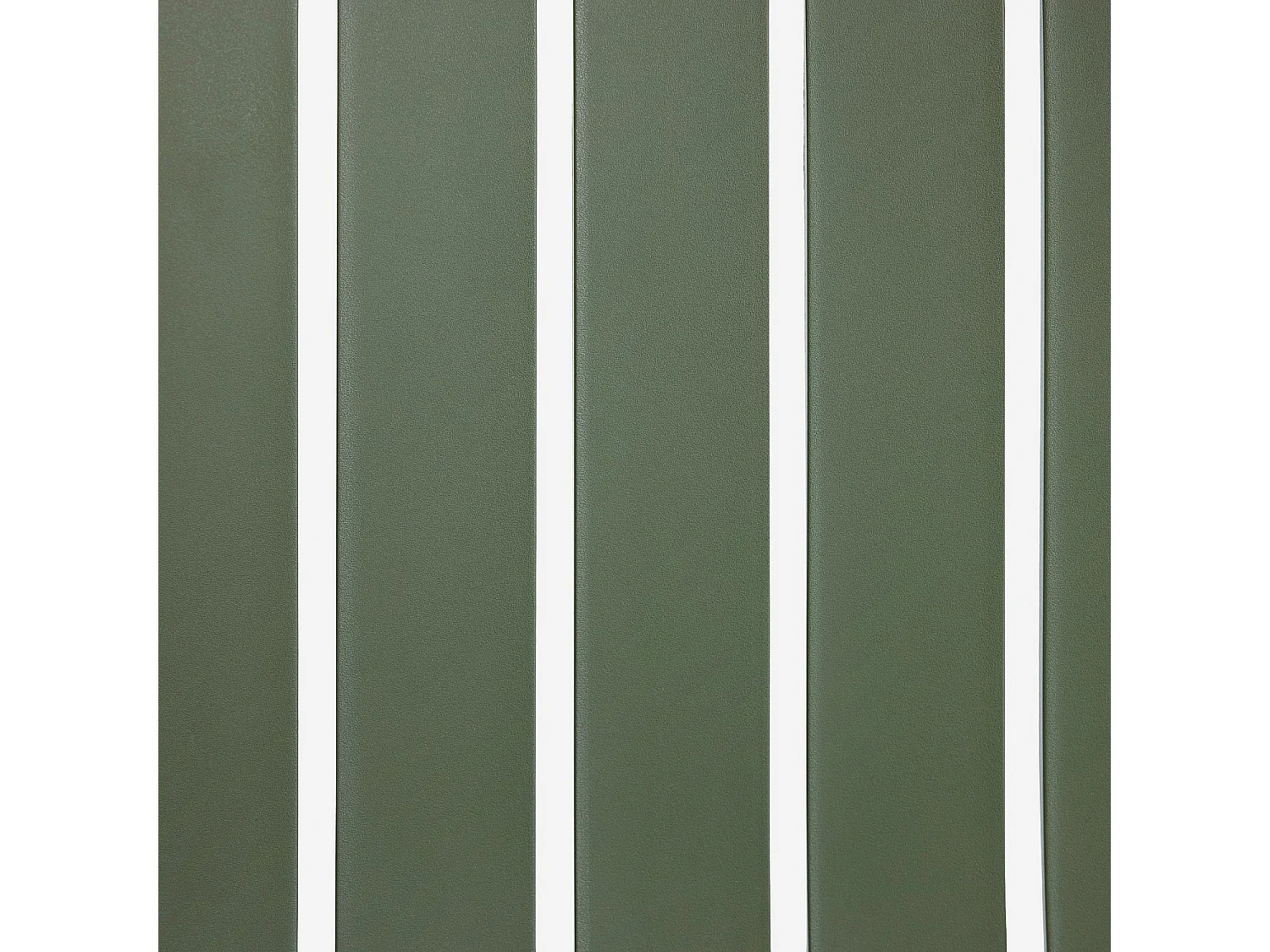 Lot de 2 chaises de jardin en polypropylène avec accoudoirs - Vert olive