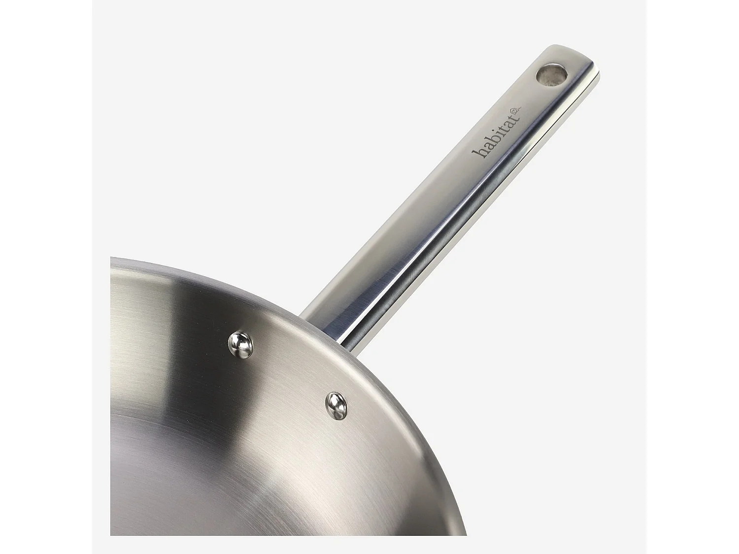 Poêle en acier inoxydable tous feux - 32 cm