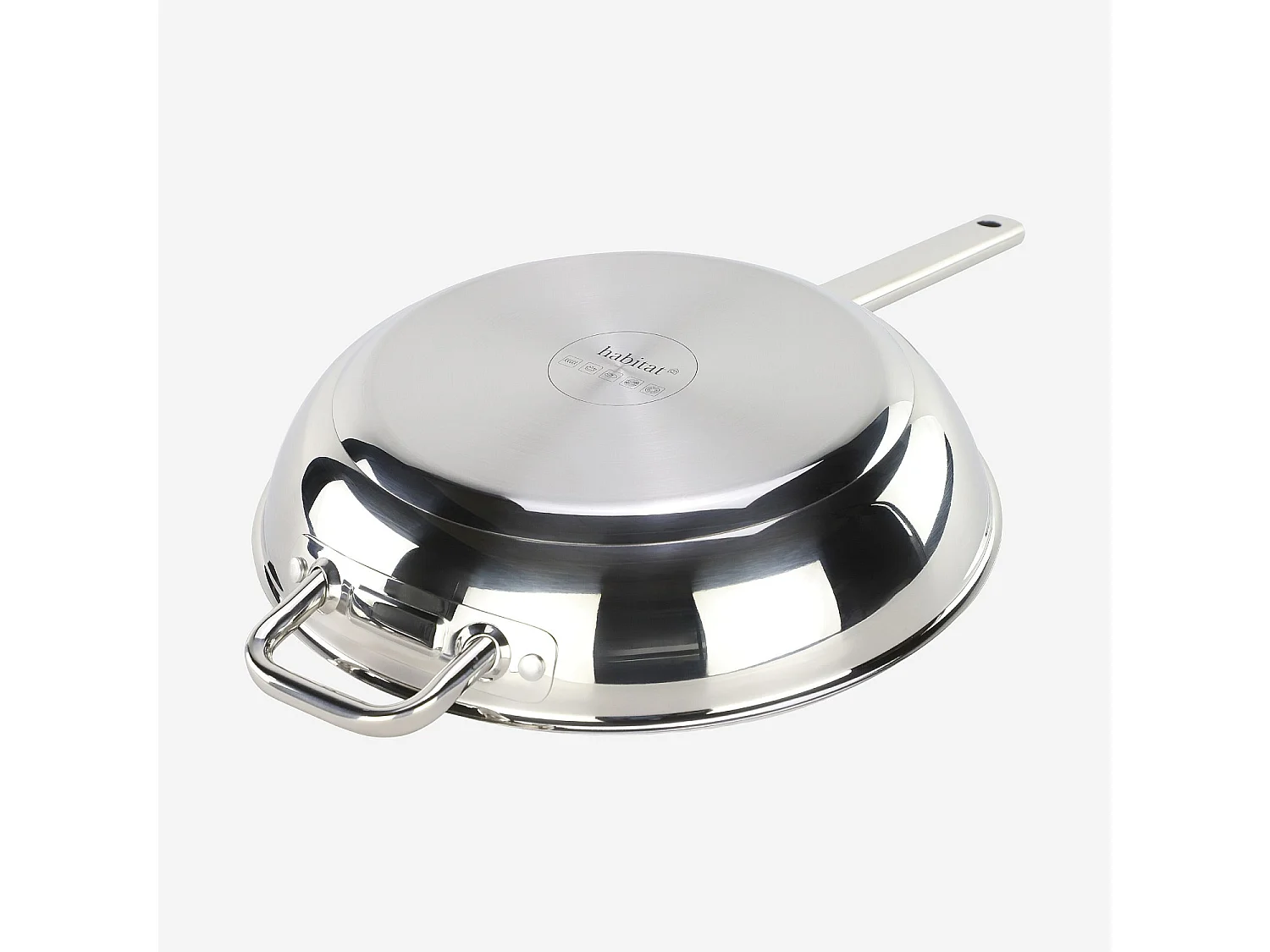 Poêle en acier inoxydable tous feux - 32 cm