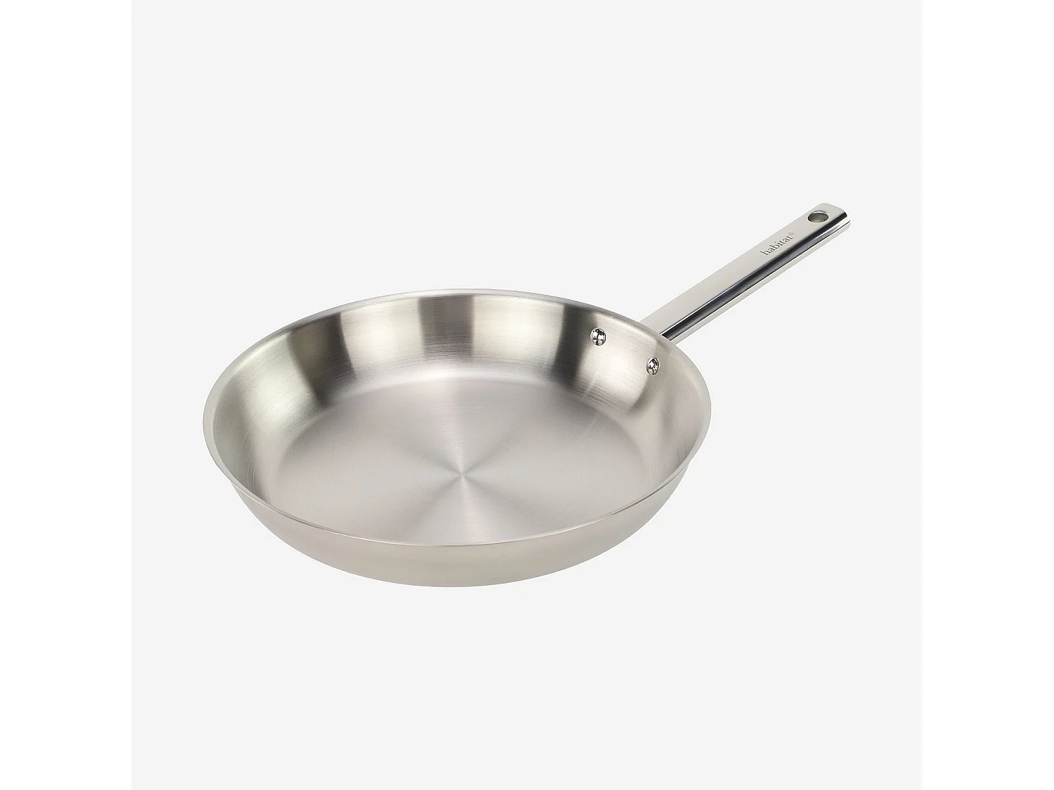 Poêle en acier inoxydable tous feux - 28 cm