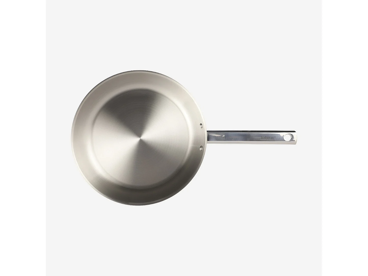 Poêle en acier inoxydable tous feux - 28 cm