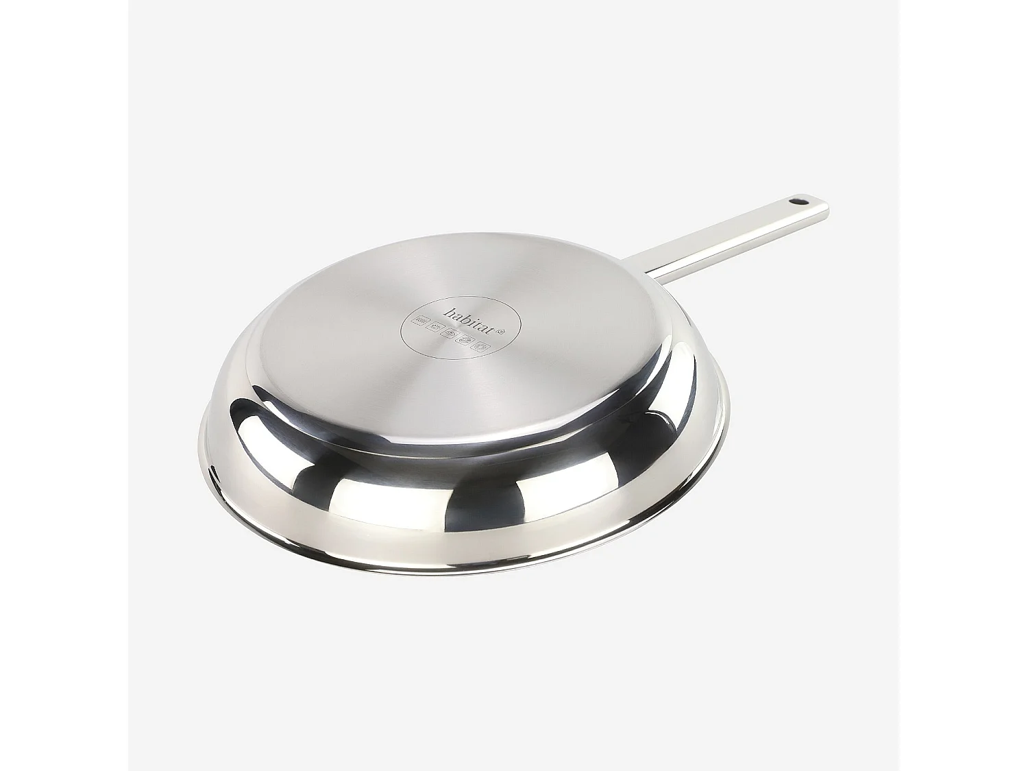 Poêle en acier inoxydable tous feux - 28 cm