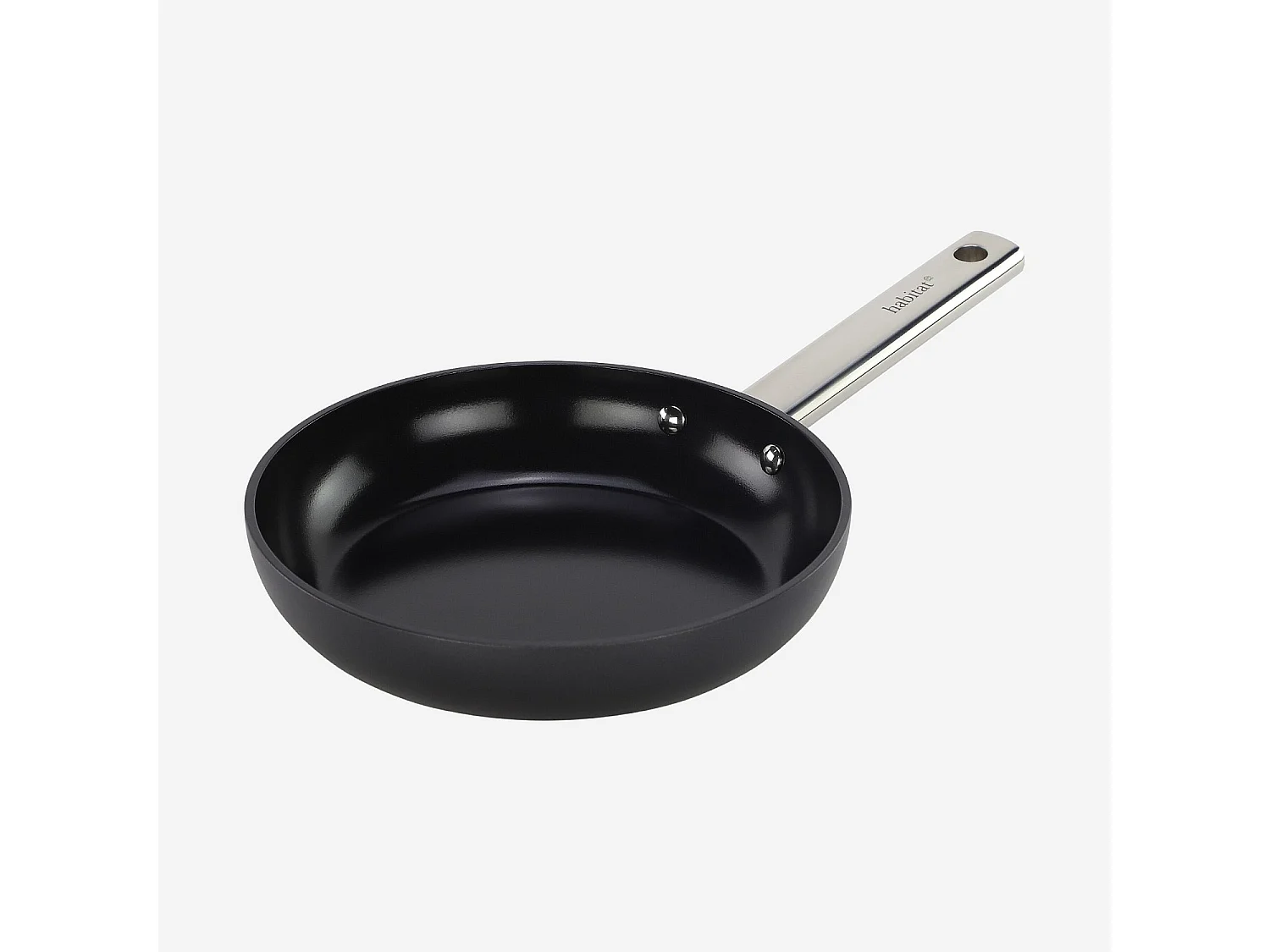 Poêle en aluminium avec revêtement céramique tous feux - 20 cm - Noir