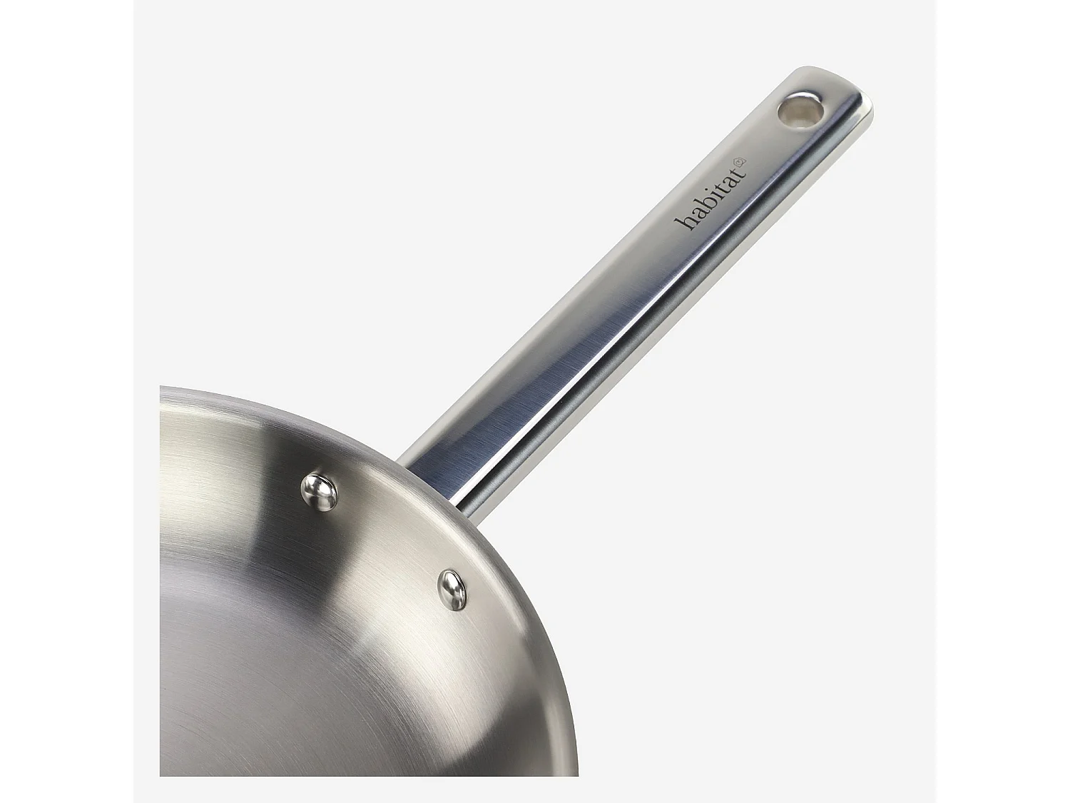 Poêle en acier inoxydable tous feux - 24 cm