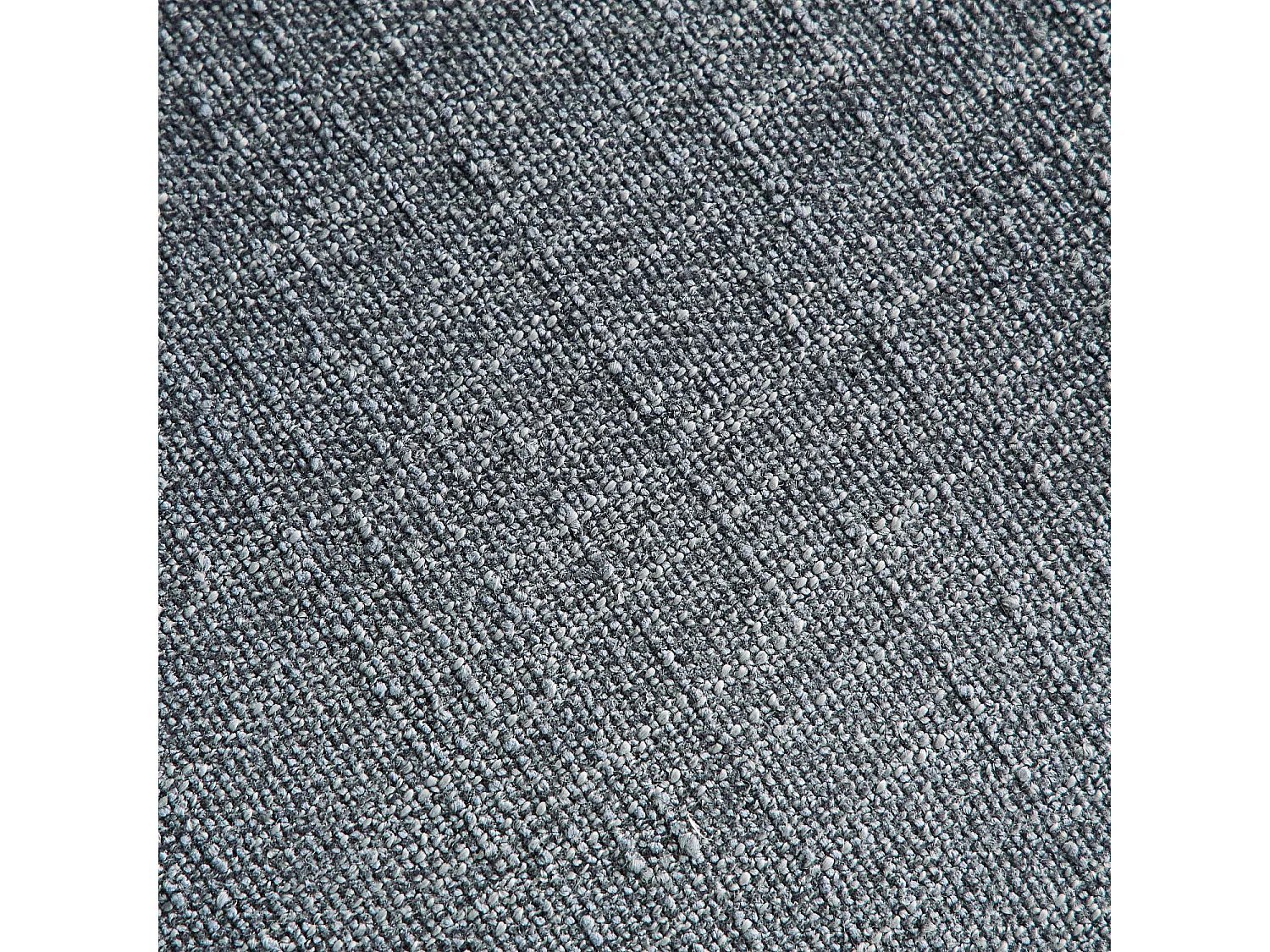 Ensemble de canapés 3 et 4 places en tissu bouclette courte Mira - Bleu denim