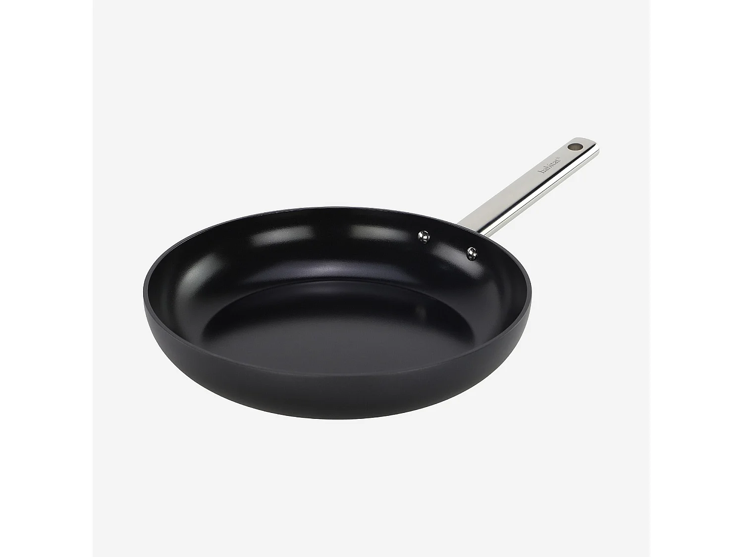 Poêle en aluminium avec revêtement céramique tous feux - 28 cm - Noir
