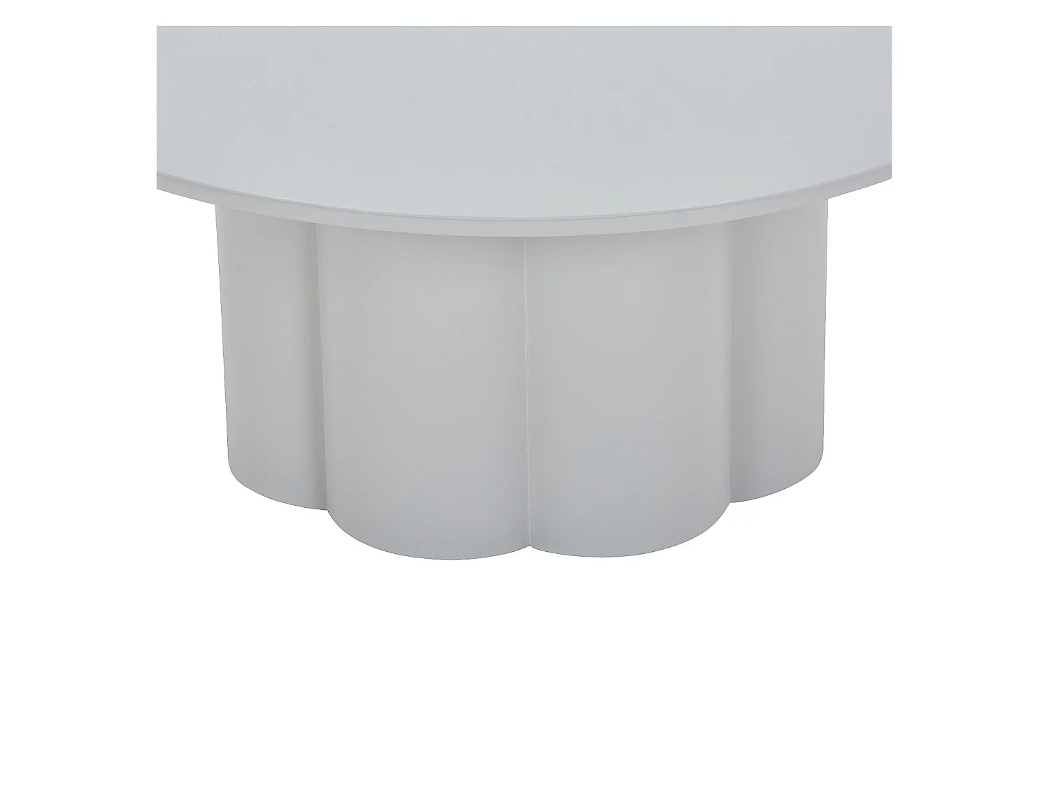 Habitat - Table basse de jardin en aluminium - Gris soie - Vilana
