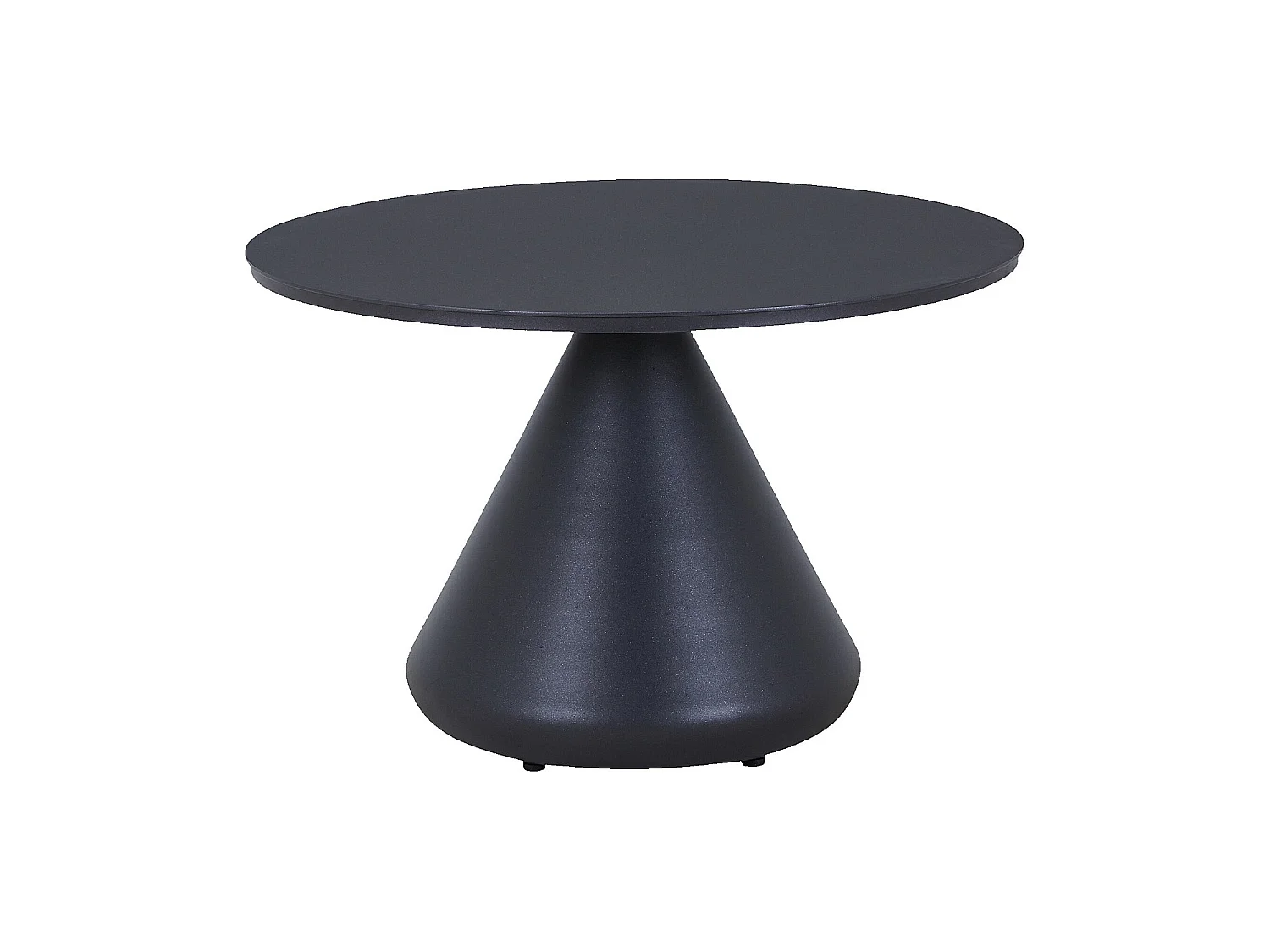 Habitat - Table basse de jardin en aluminium - 71 cm - Gris anthracite - Maripa