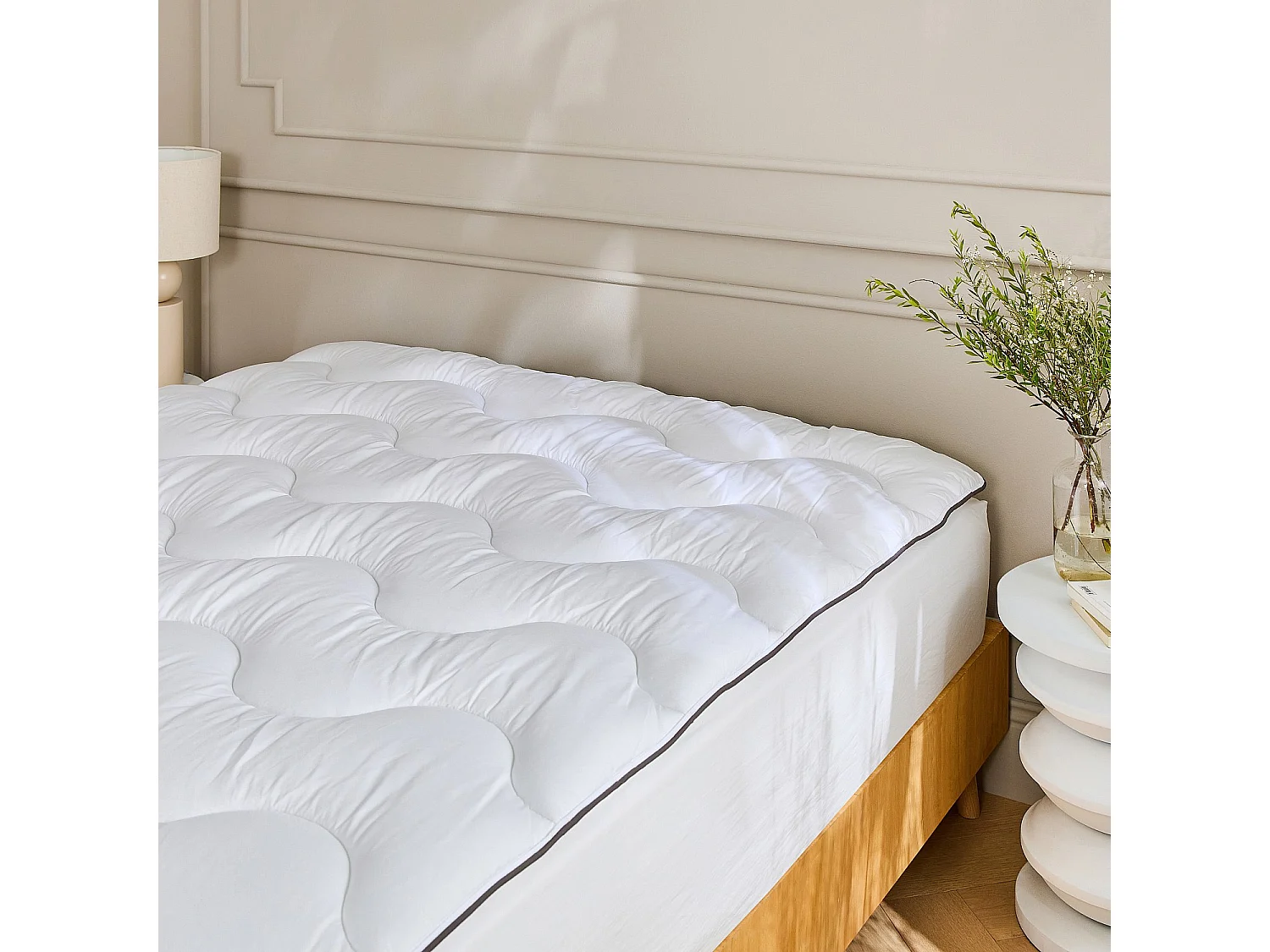 Surmatelas en synthétique - 700 g/m² - 160 x 200 cm