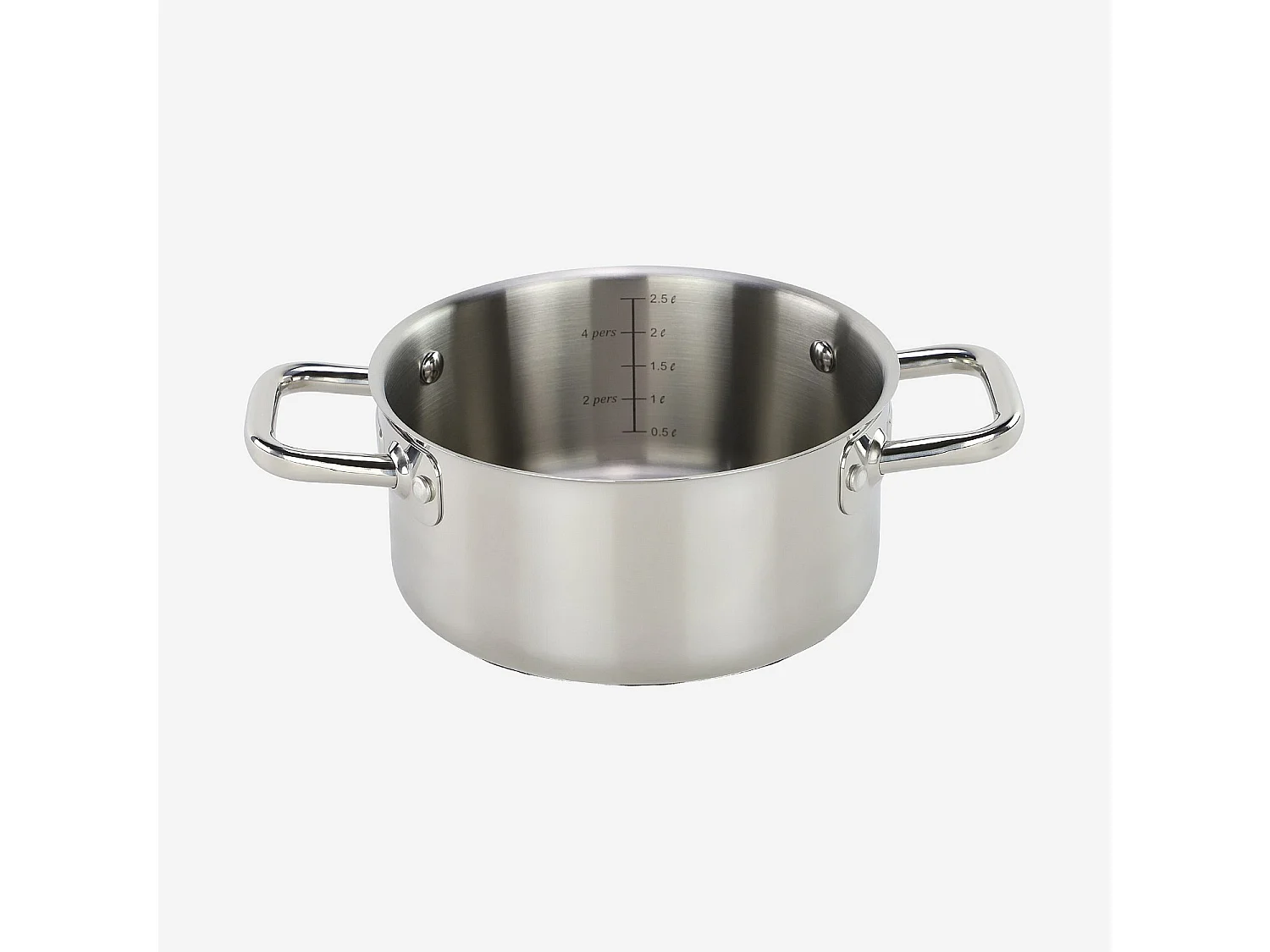 Faitout en acier inoxydable tous feux - 20 cm