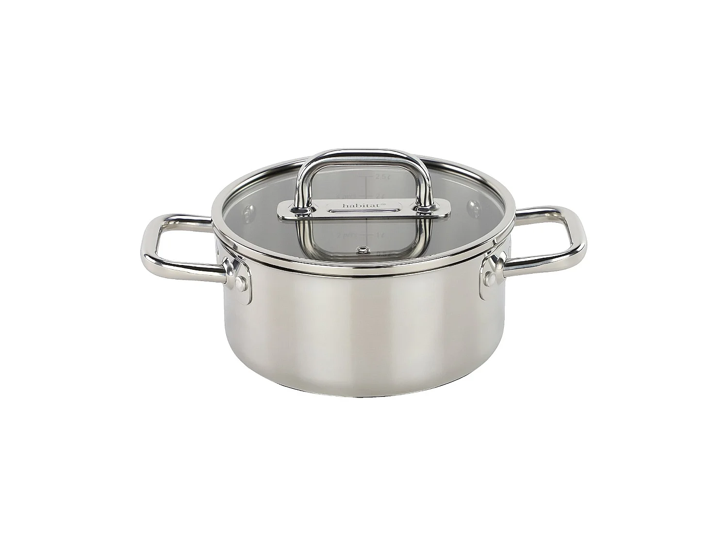 Habitat - Faitout en acier inoxydable tous feux - 20 cm  - Epure