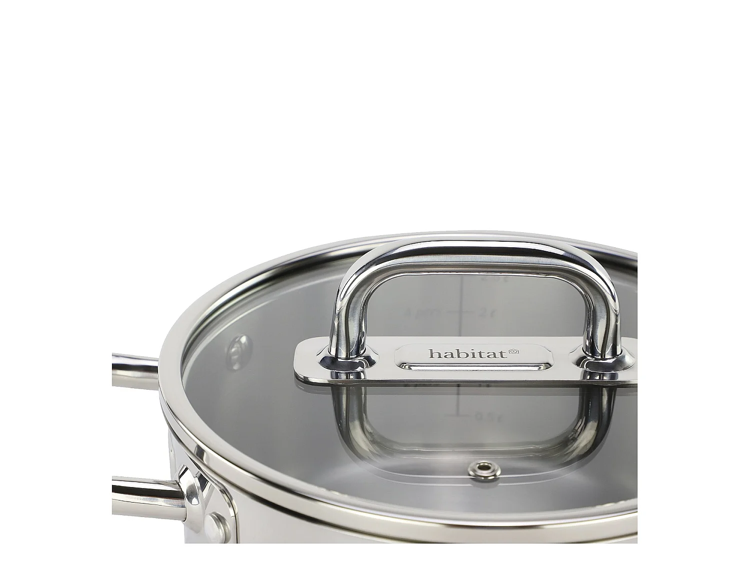 Habitat - Faitout en acier inoxydable tous feux - 20 cm  - Epure